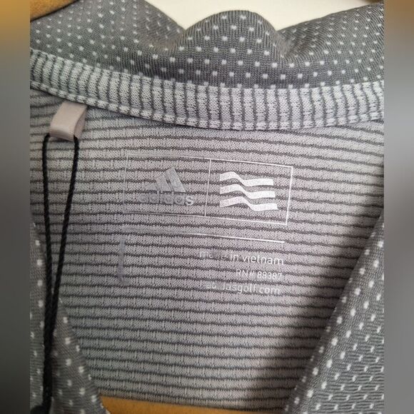 Adidas Gray Polo Size L - Picture 2 of 8